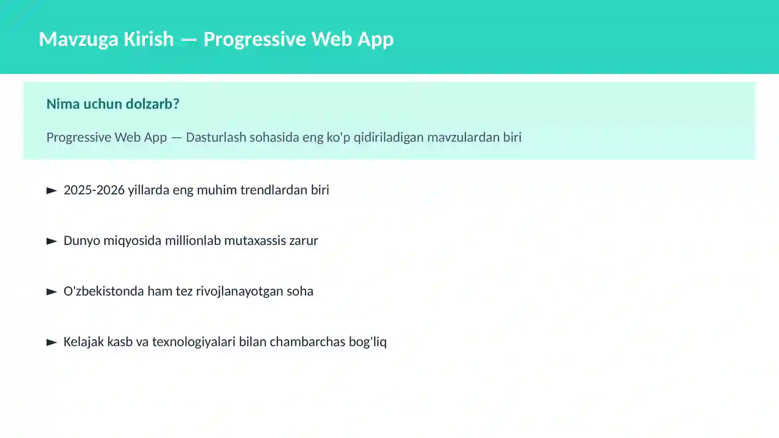 Progressive Web App 2