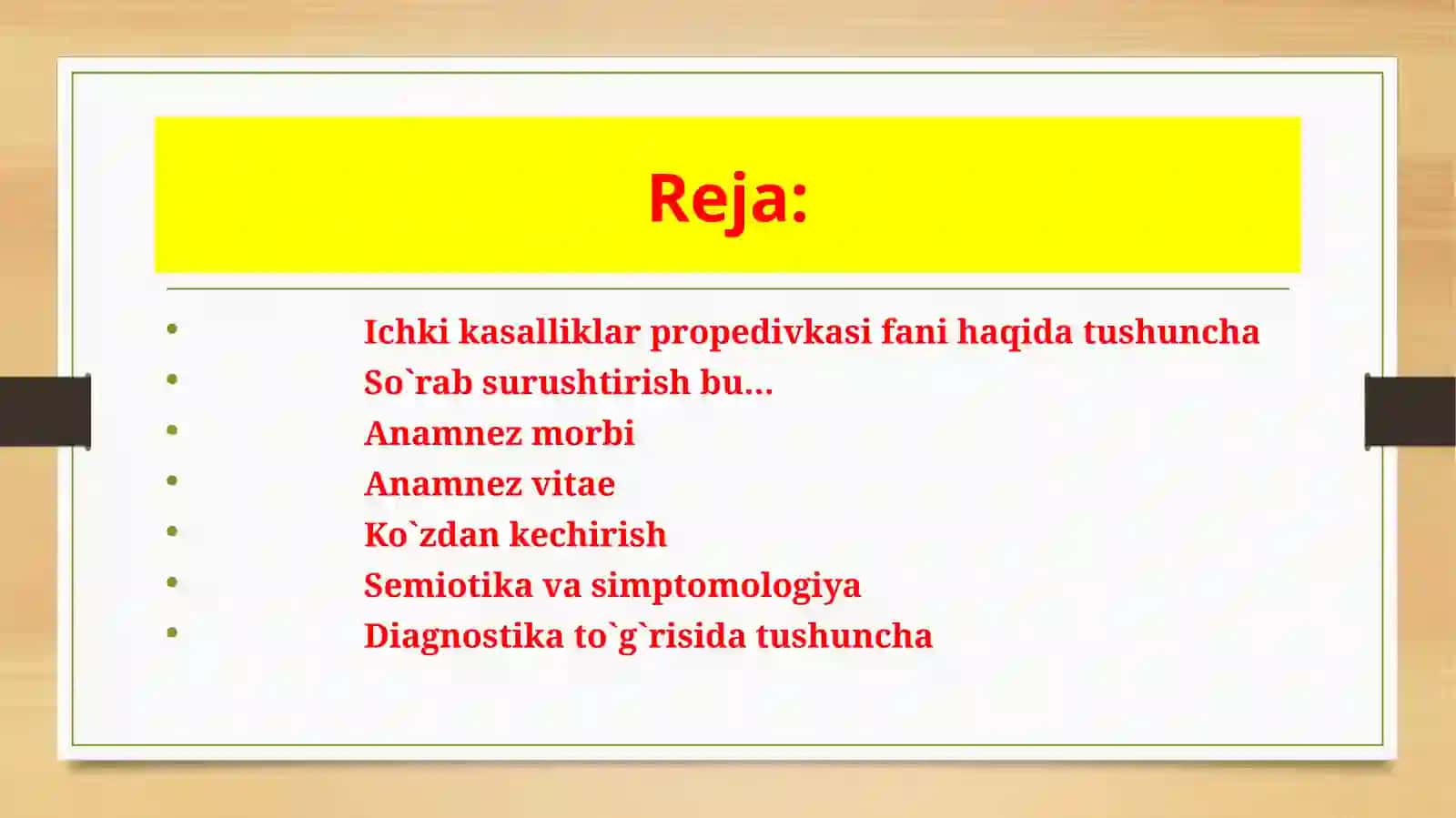 Ichki kasalliklar propedevtika 2