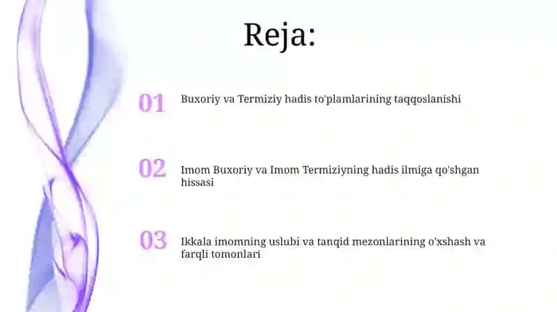 Imom Buxoriy va Imom Termiziyning hadis ilmiga qoʻshgan hissalarini qiyosiy tahlili 2