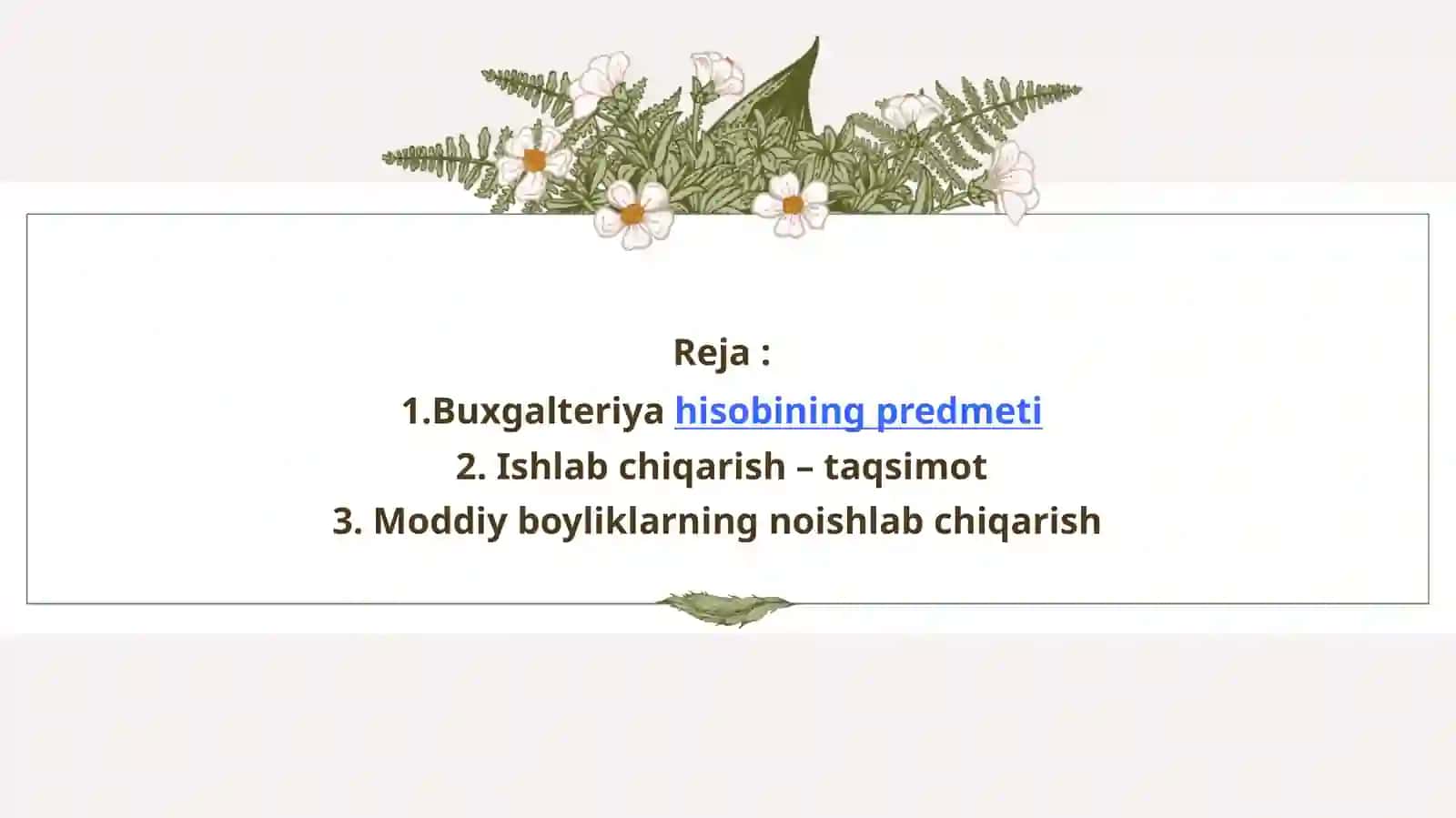 Buxgalteriyahisobiningpredmeti 2