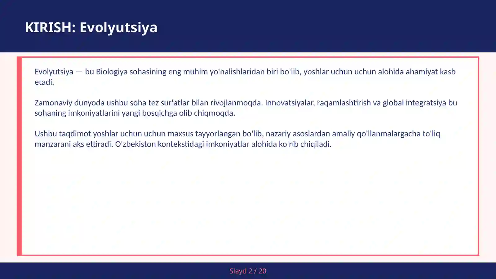 EVOLYUTSIYA 2