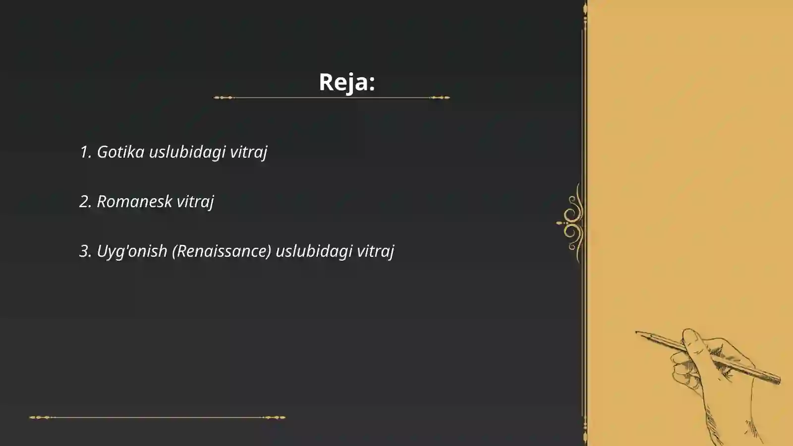 Vitraj turlari 2