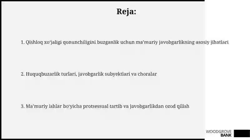 Agrar qonunchilikni buzganlik uchun ma’muriy javobgarlik 2
