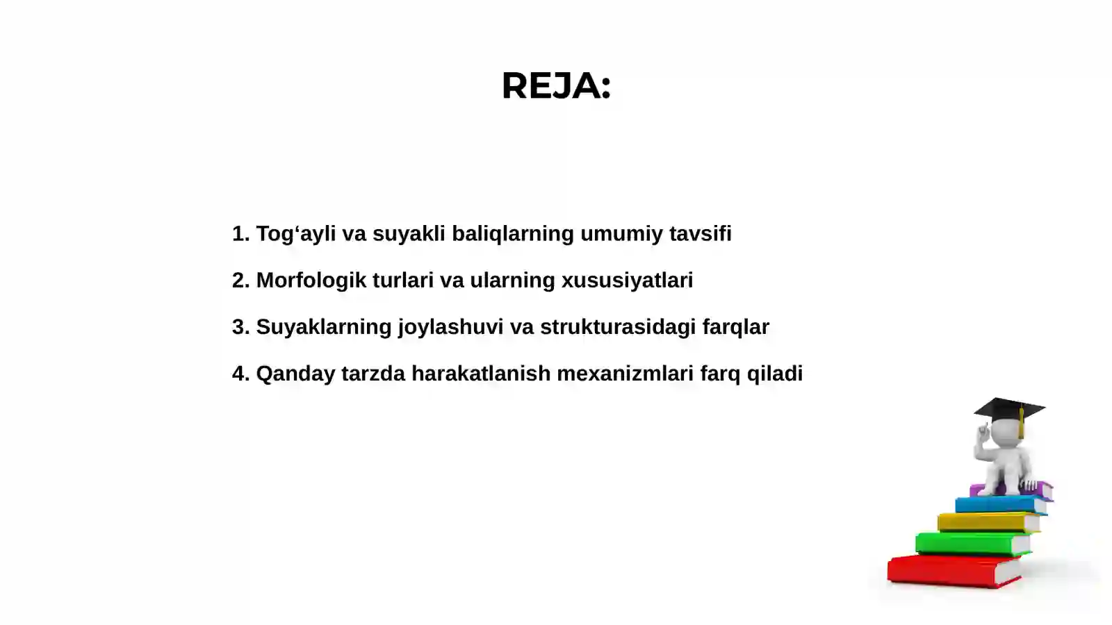 Togʻayli va Suyakli Baliqlar 2