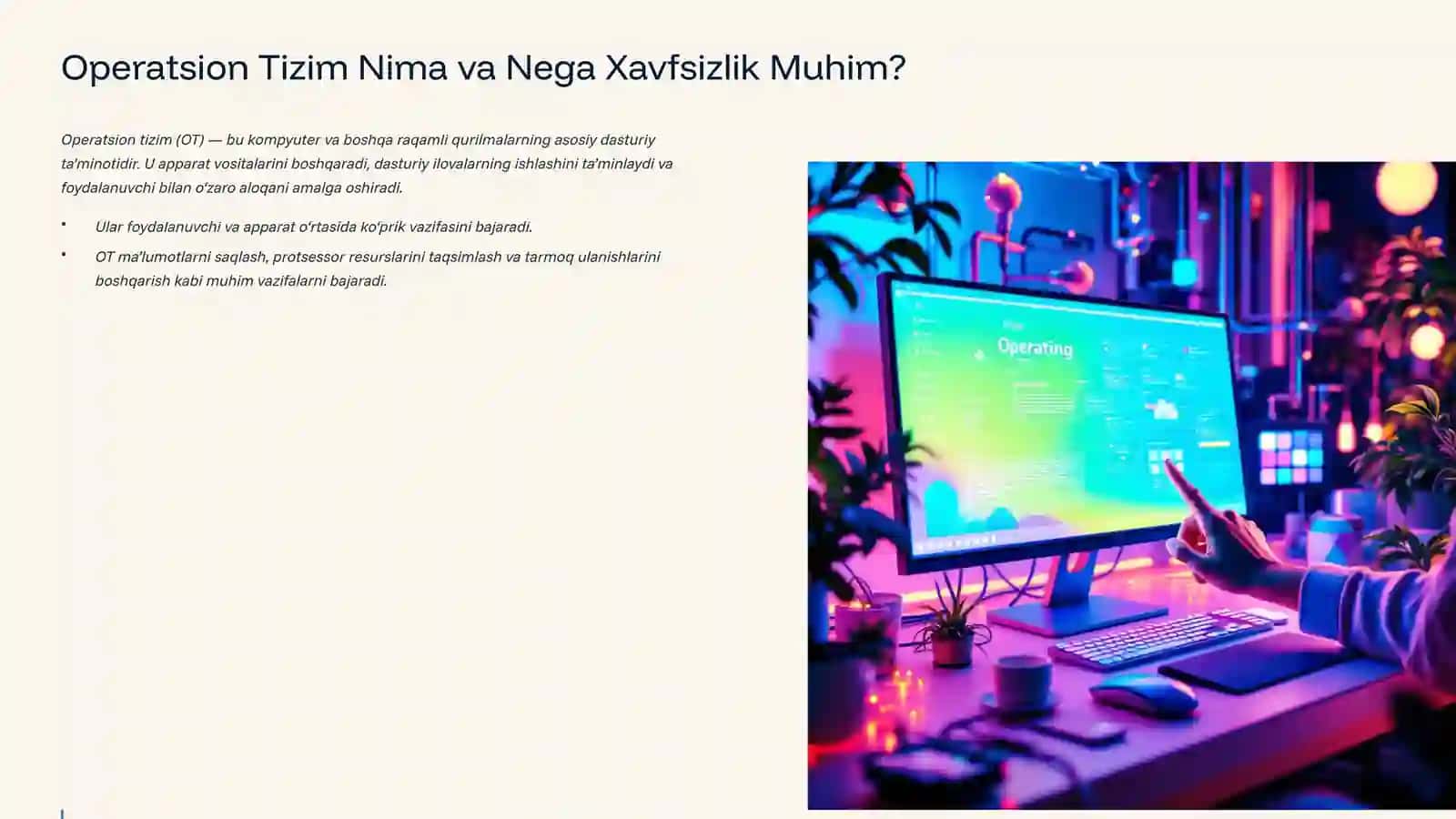 Operatsion Tizimlarda Xavfsizlik Masalalari 2