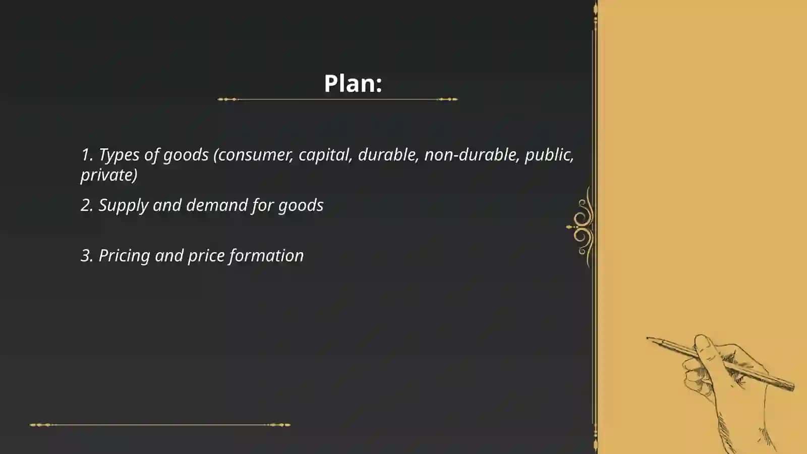 Goods and Money Presentation 2