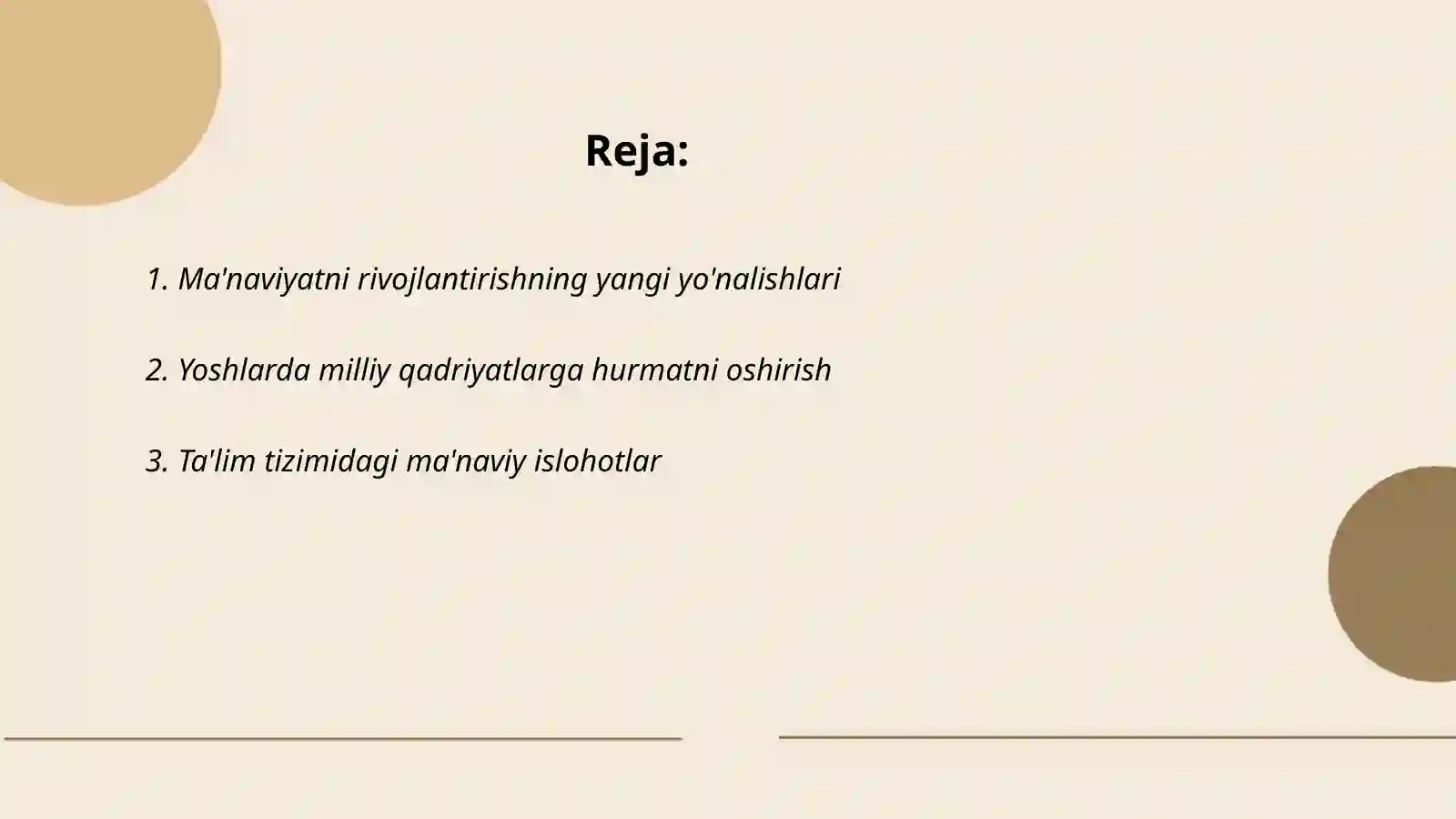 Yangi O'zbekistonda amalga oshirilayotgan ma'naviy o'zgarishlar 2