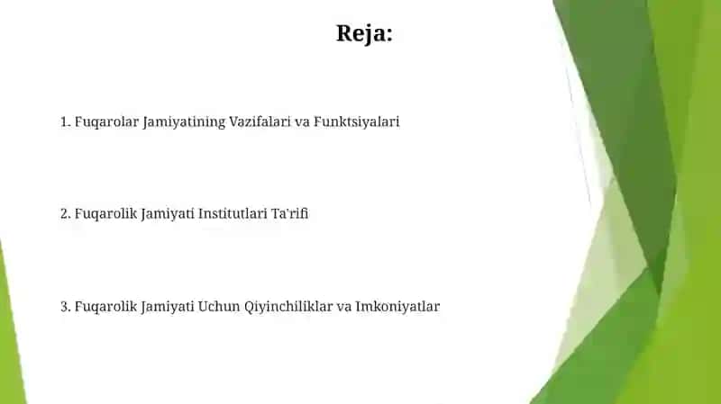 Fuqarolar jamiyati institutlari 2