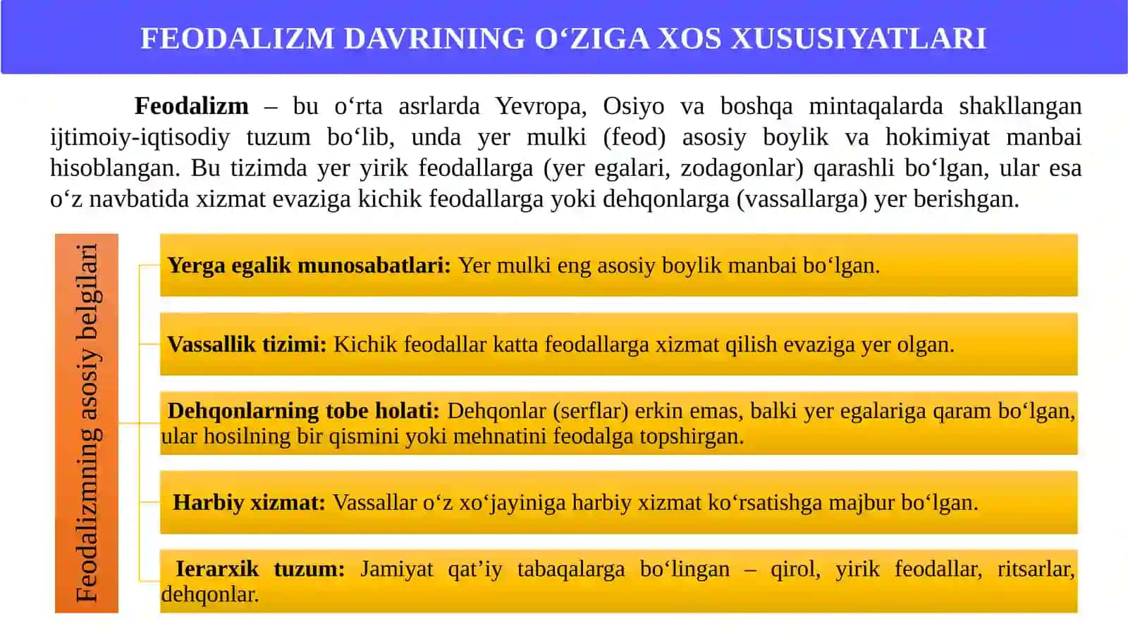 Feodal jamiyati va uning yemirilishi davridagi iqtisodiy ta’limotlar 2
