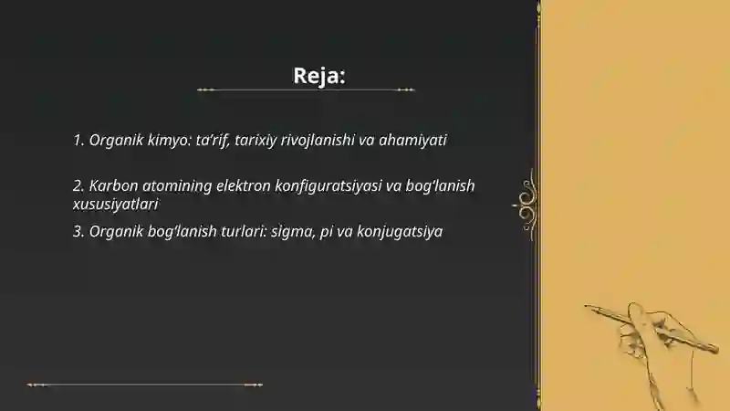 Organik kimyo 2