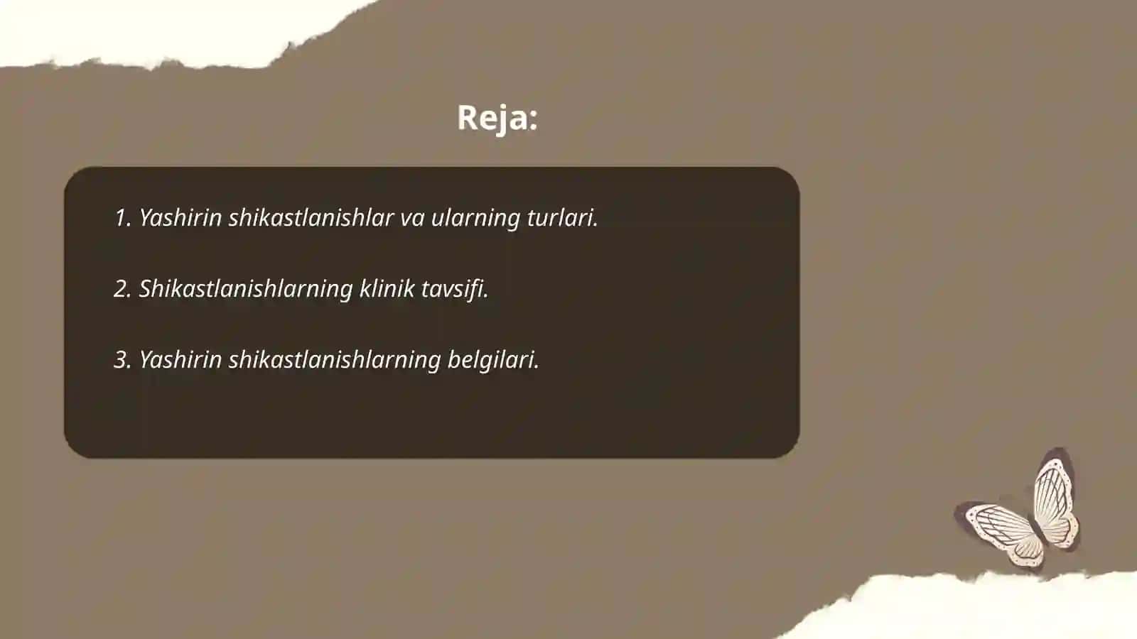 Yashirin shikastlanish óchoqlarida tibbiy taktik tavsifi 2