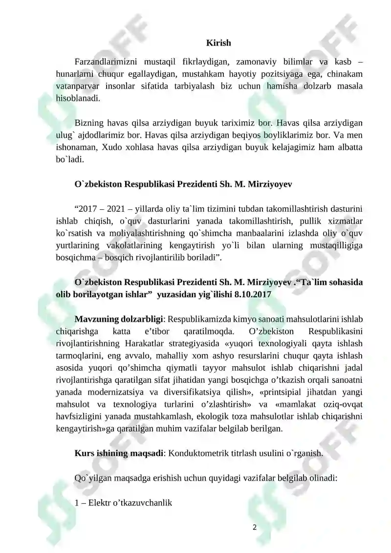 Konduktometrik analiz metodi 2