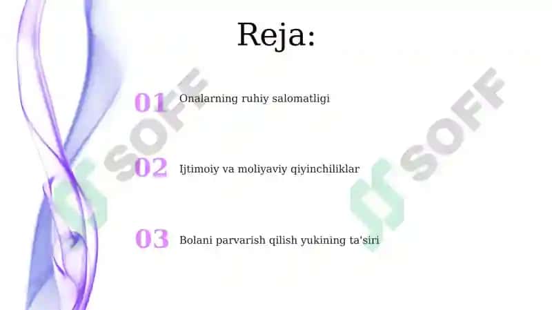Bolani parvarish qilish yukining ta'siri 2