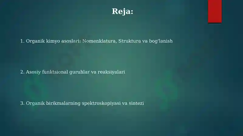 Organik kimyo 2