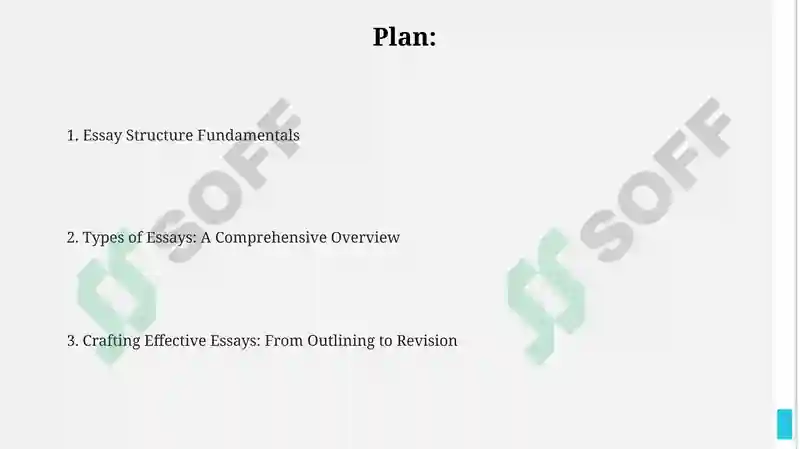 Essay Structuring and Types of Essay 2