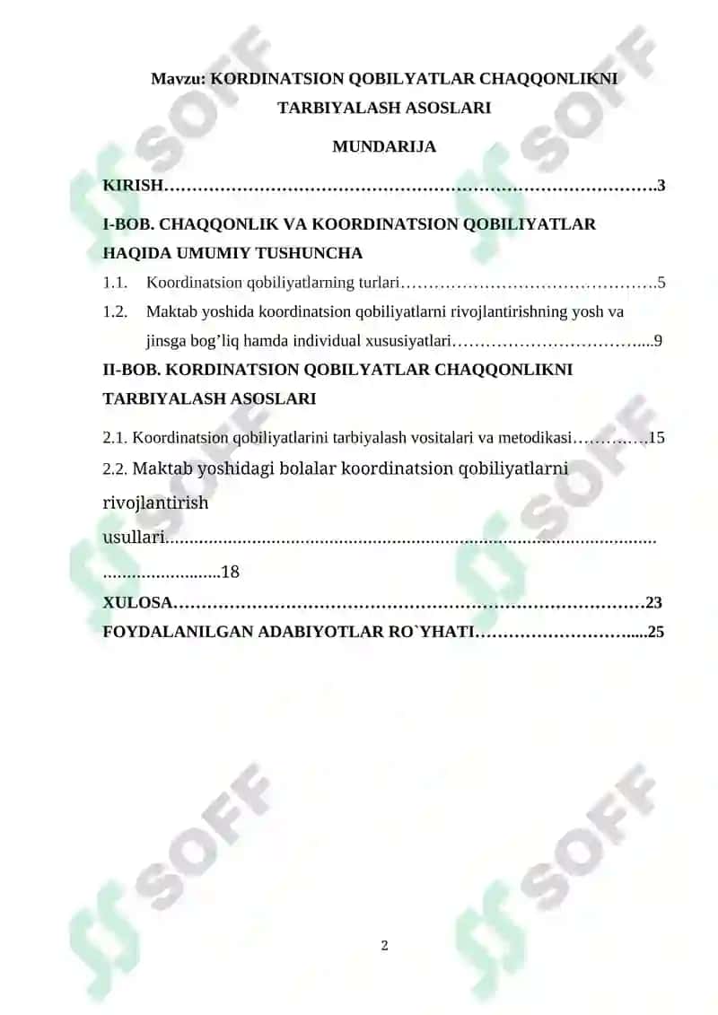 Jismoniy tarbiya nazariyasi va metodikasi 2