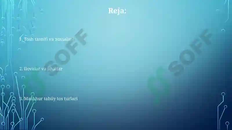 Tabiiy tosh materiallari va ularning turlari 2