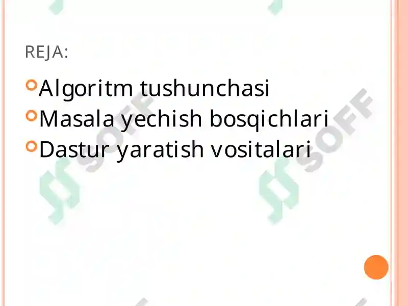 Algoritm va Dasturlash 2