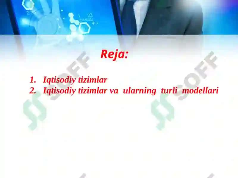 Iqtisodiyotda amaliy dasturiy ta'minotning o'rni va ahamiyati 2