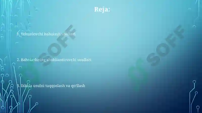 Formativ va summativ baholash usullari 2