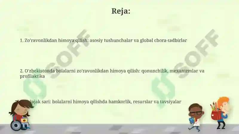 Bolalarni shafqatsizlikdan himoya qilish 2
