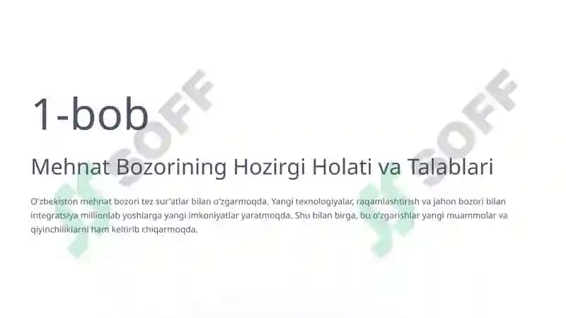 OTM Bitiruvchilarining Mehnat Bozoriga Moslashuvi 2