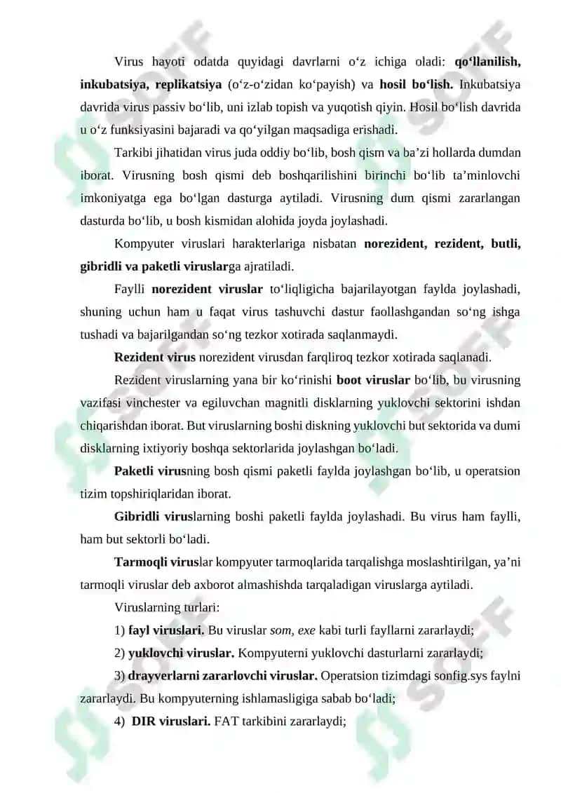 HTV antivirus himoyasi xavfsizligini tahlillashni dasturiy-apparat vositalari 2