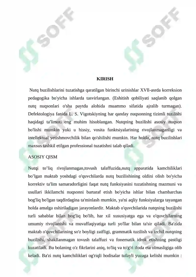 Nutq buzilishlarini tuzatish 2