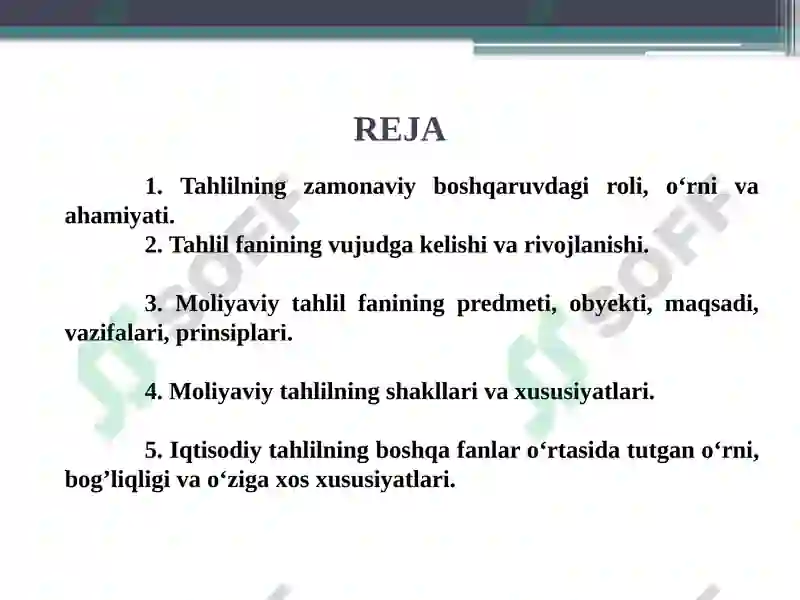 Moliyaviy tahlil 2