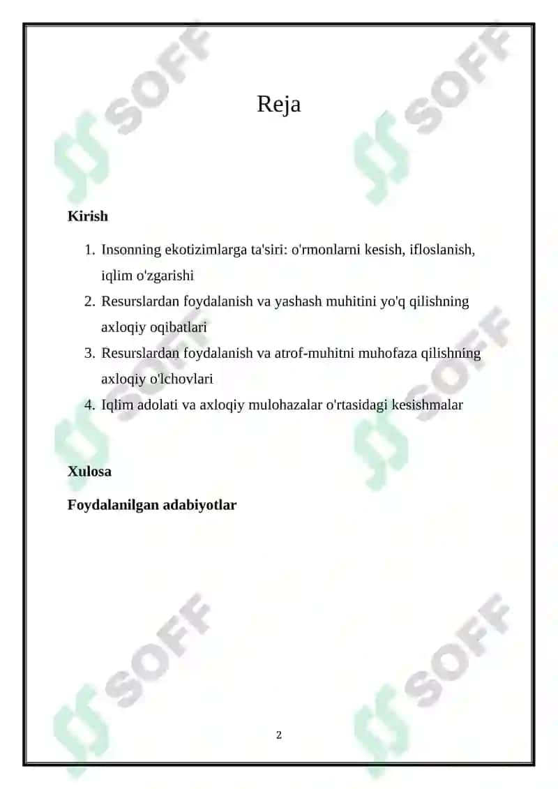 EKOLOGIYA VA AHLOQ 2