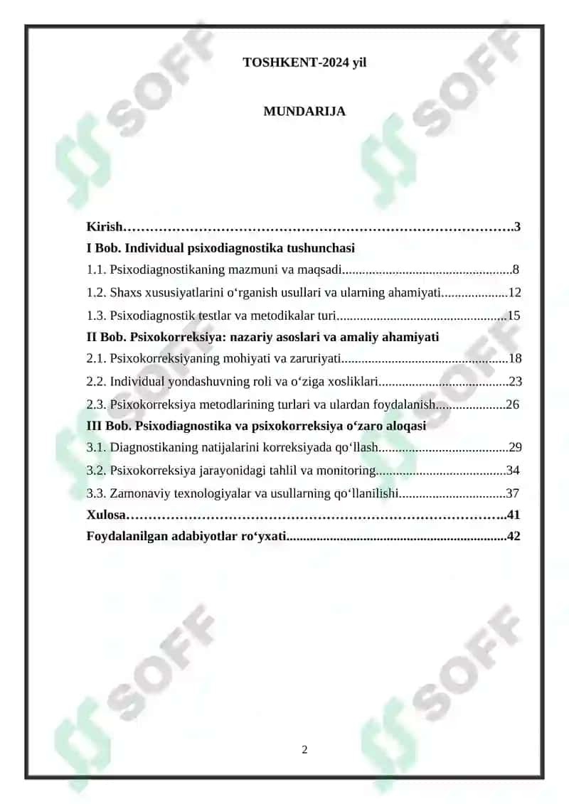 Individual pisixadiagnostika pisxakarekksiyaning axamiyati 2