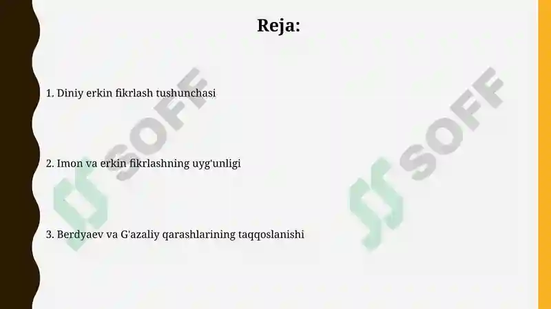 Din va hurfikrlik 2
