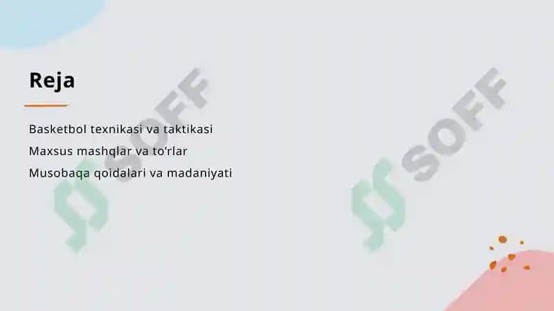 Basketbol texnikasi va taktikasi 2
