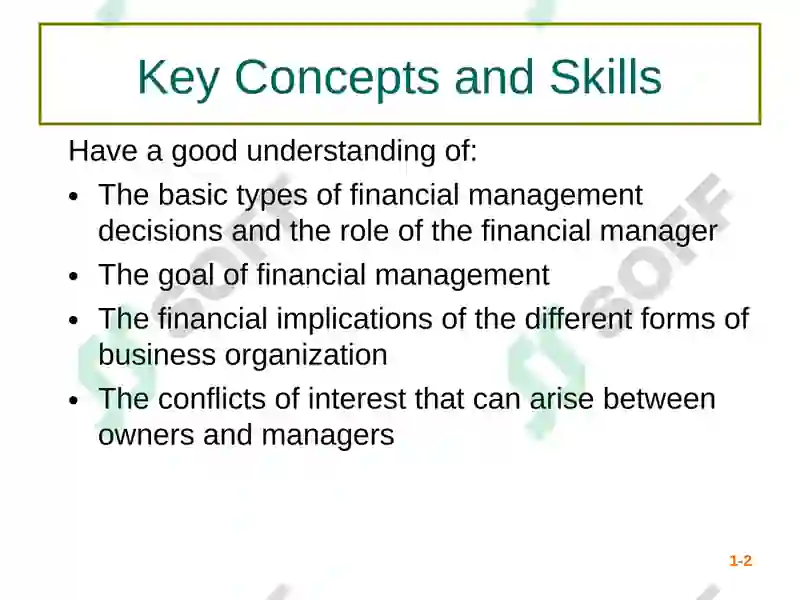 General concepts of Financial Management 2