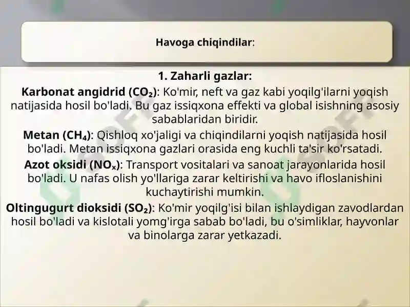 Zaharli gazlar 2