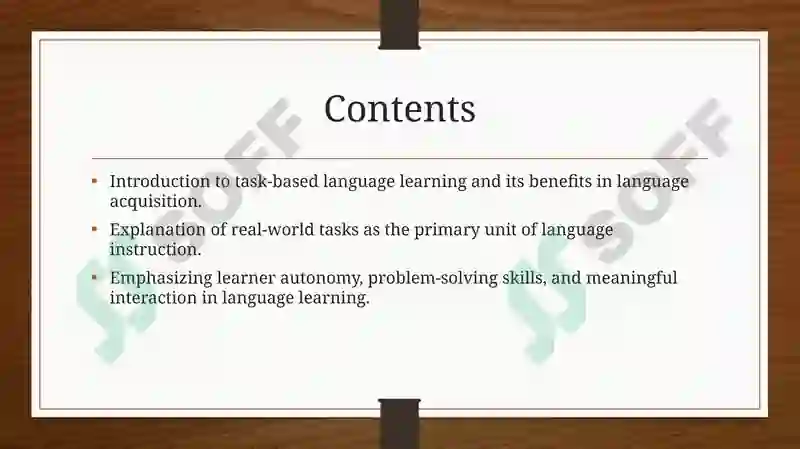 Task-based language learning 2