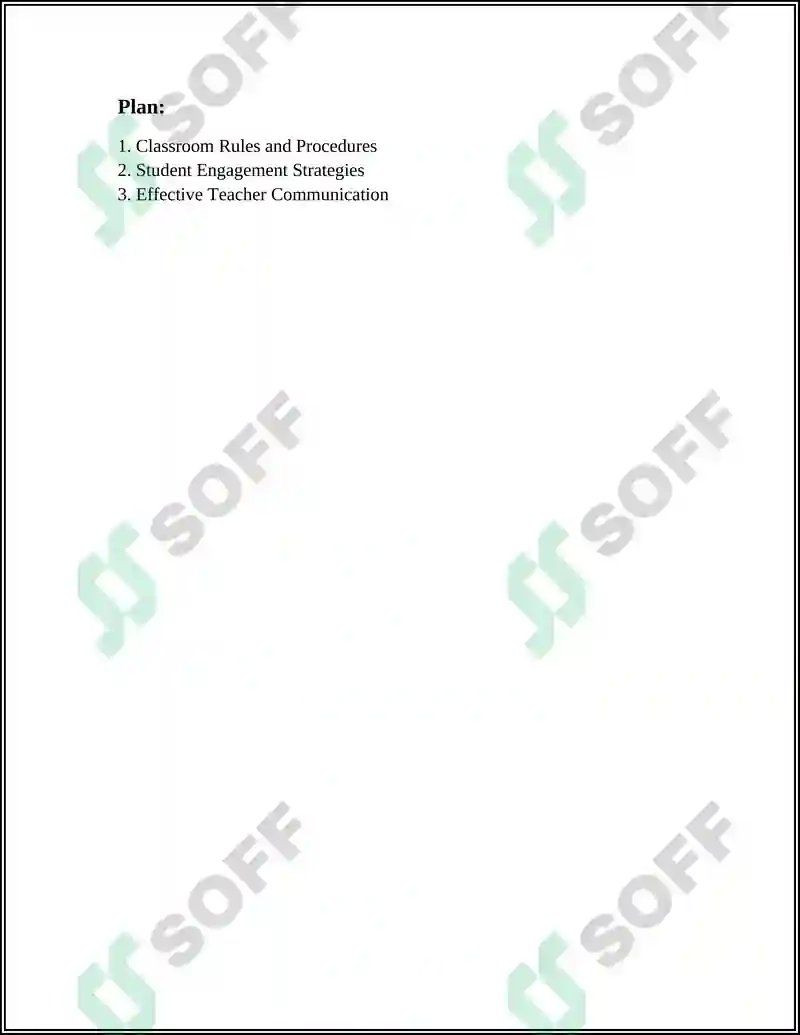 Classroom Management 2