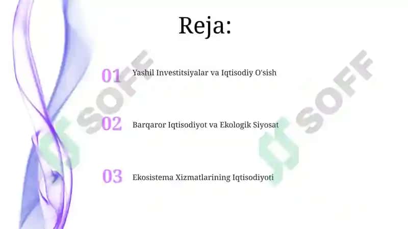 Ekologiya tabiatni muhofaza qilish va iqtisodiyot 2