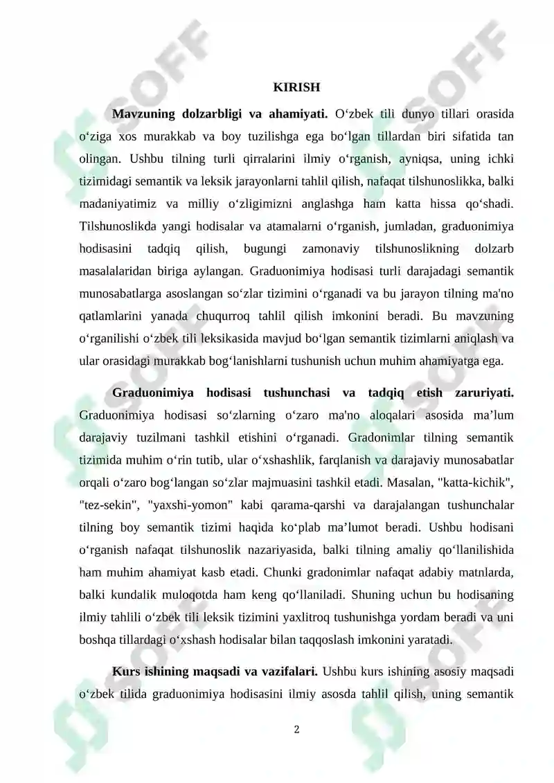o‘zbek tilshunosligida graduonimiya hodisasining ilmiy tadqiqi 2