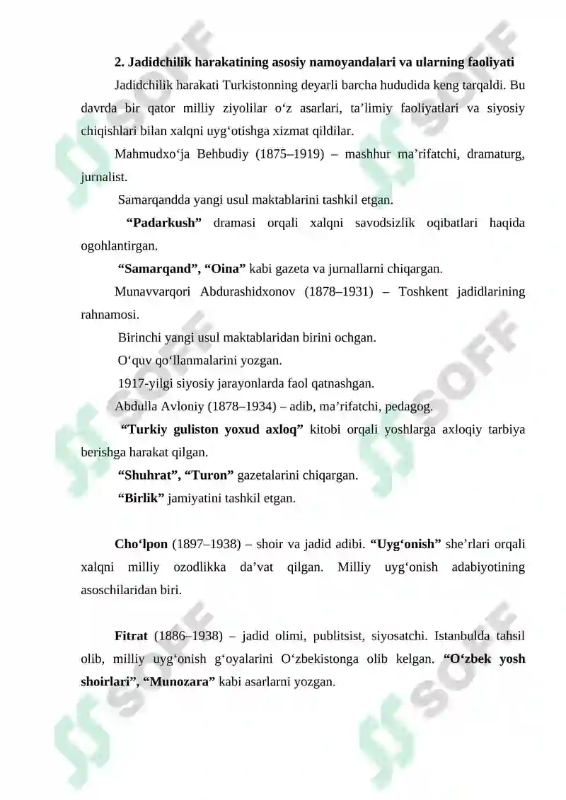 Jadidchilik Harakati 2