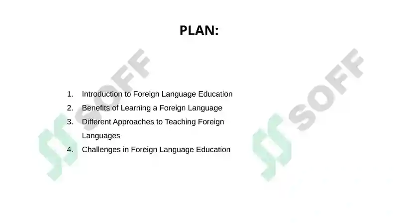 Introduction to Foreign Language Education 2