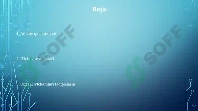 O'lchov texnikalari 2