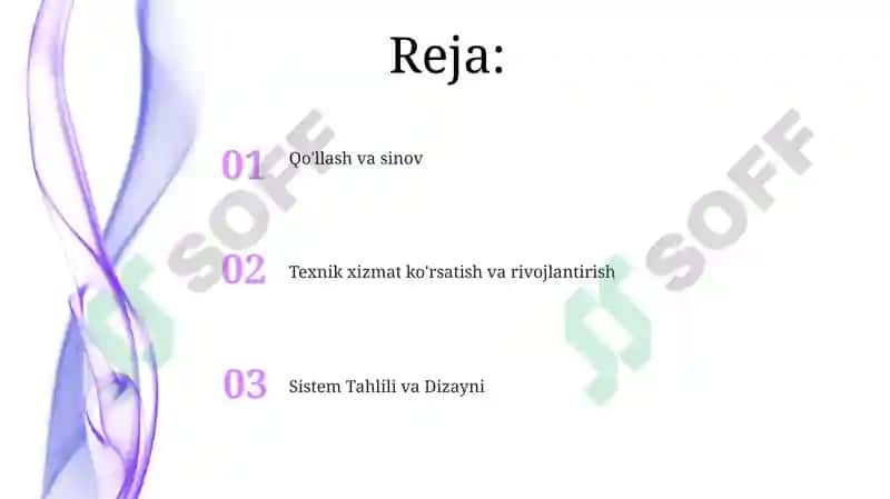 Sifat menejmenti tizimining rivojlanish bosqichlari 2