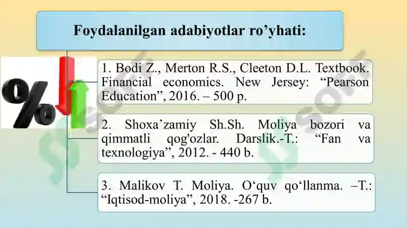 Moliya tizimi 2