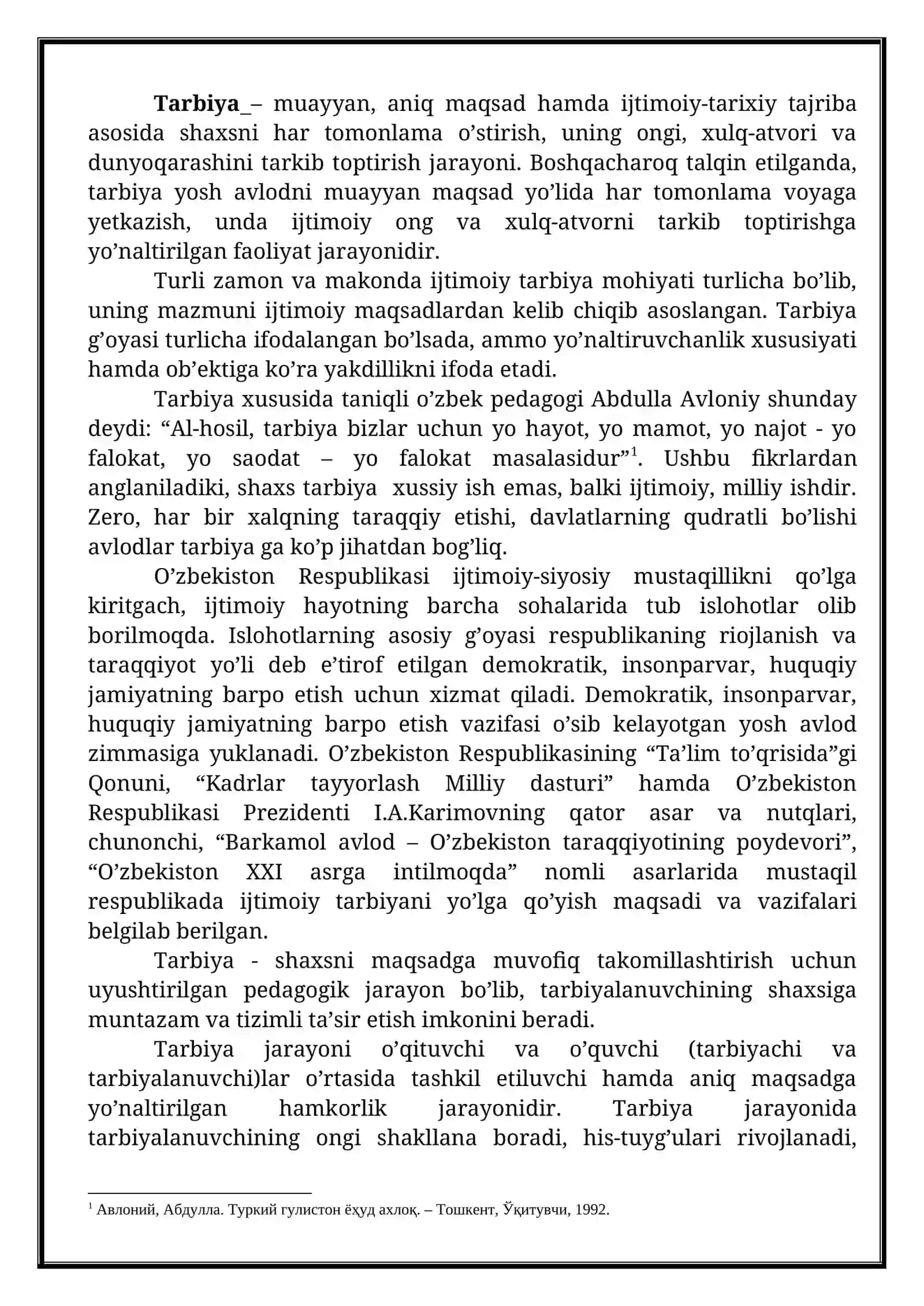Tarbiya ijtimoiy tarixiy jarayon sifatida 2