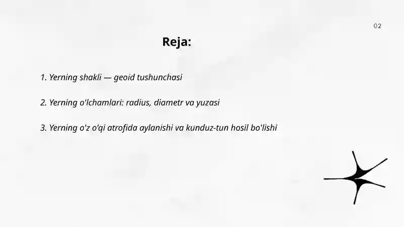 Yerning shakli — geoid tushunchasi 2