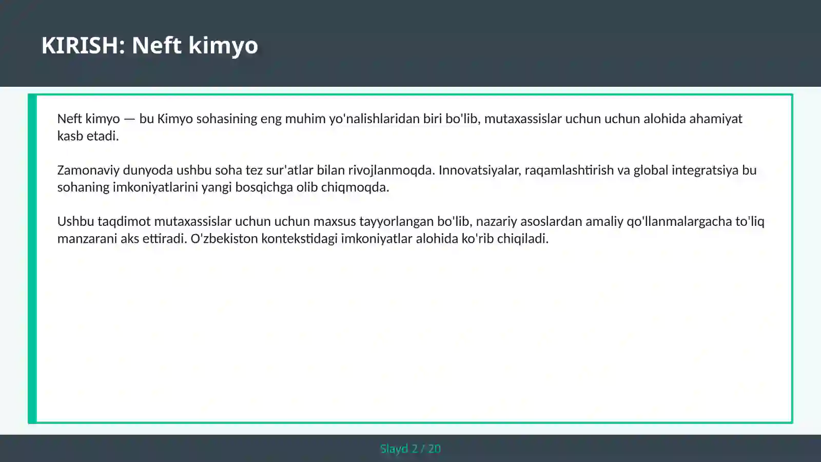 NEFT KIMYO 2