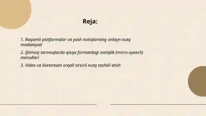 Raqamli asr yoshlari uchun notiqlik sanatining yangicha qiyofasi 2