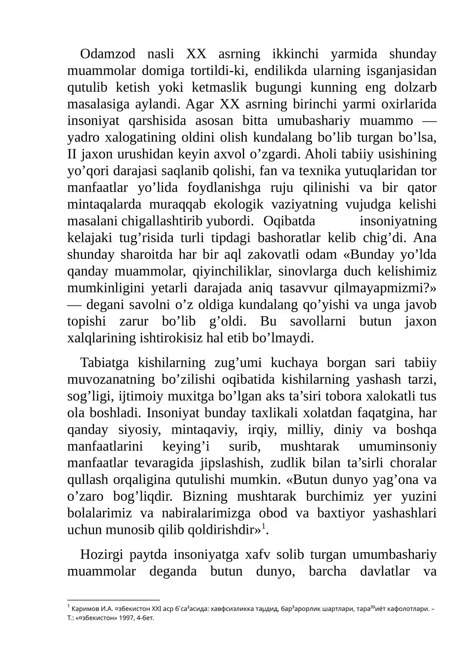 G’lobal muammolar falsafasi 2