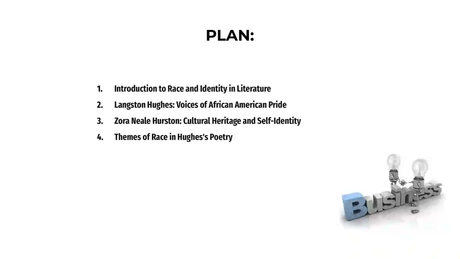 Taqdimotlar: Race and Identity in the Works of Langston Hughes and Zora Neale Hurston 2